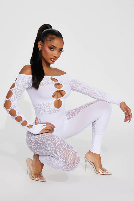 Sierra Seamless Jumpsuit - White