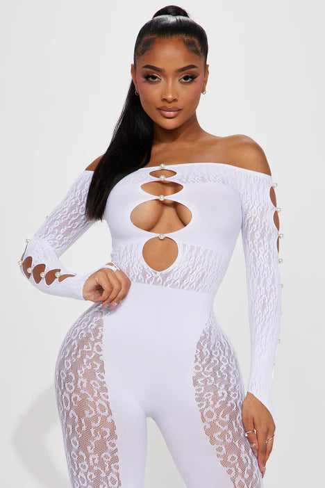 Sierra Seamless Jumpsuit - White