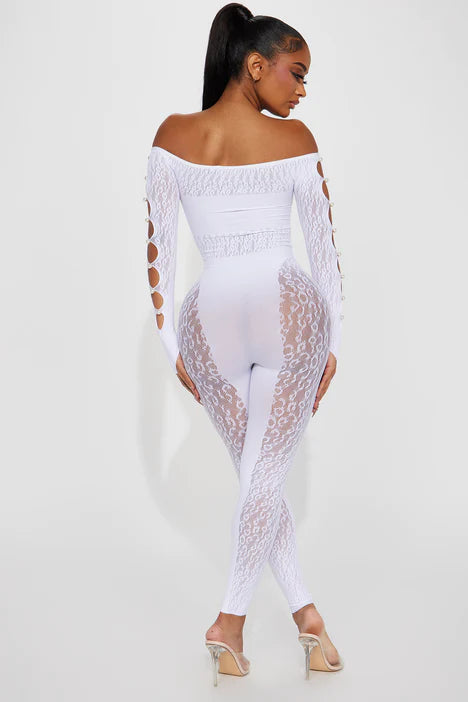 Sierra Seamless Jumpsuit - White