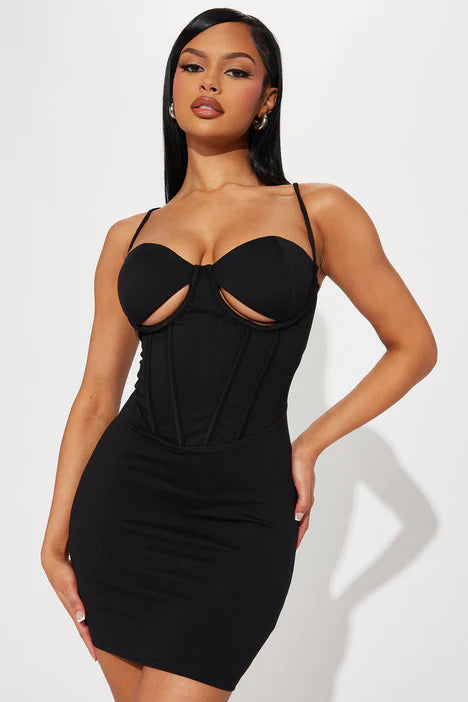 Juliette Mini Dress - Black