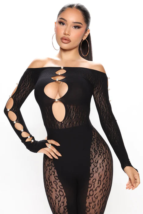 Sierra Seamless Jumpsuit - Black