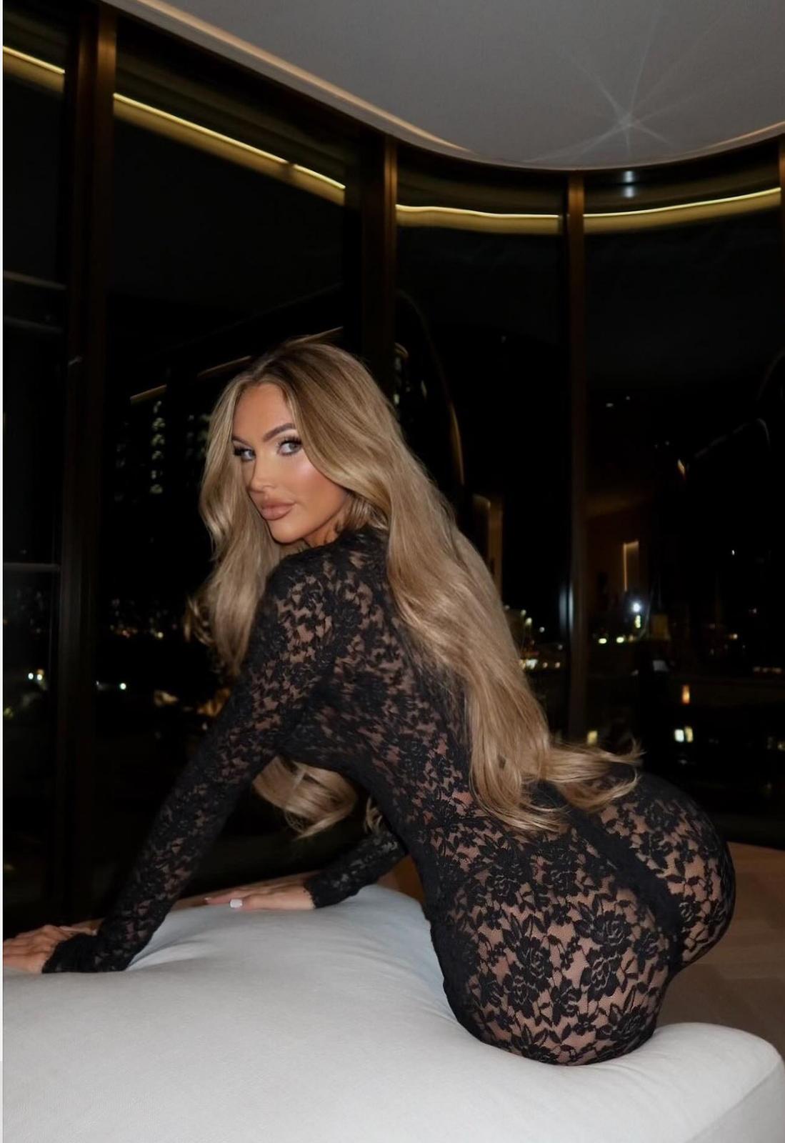 Victoria Lace Jumpsuit - Black