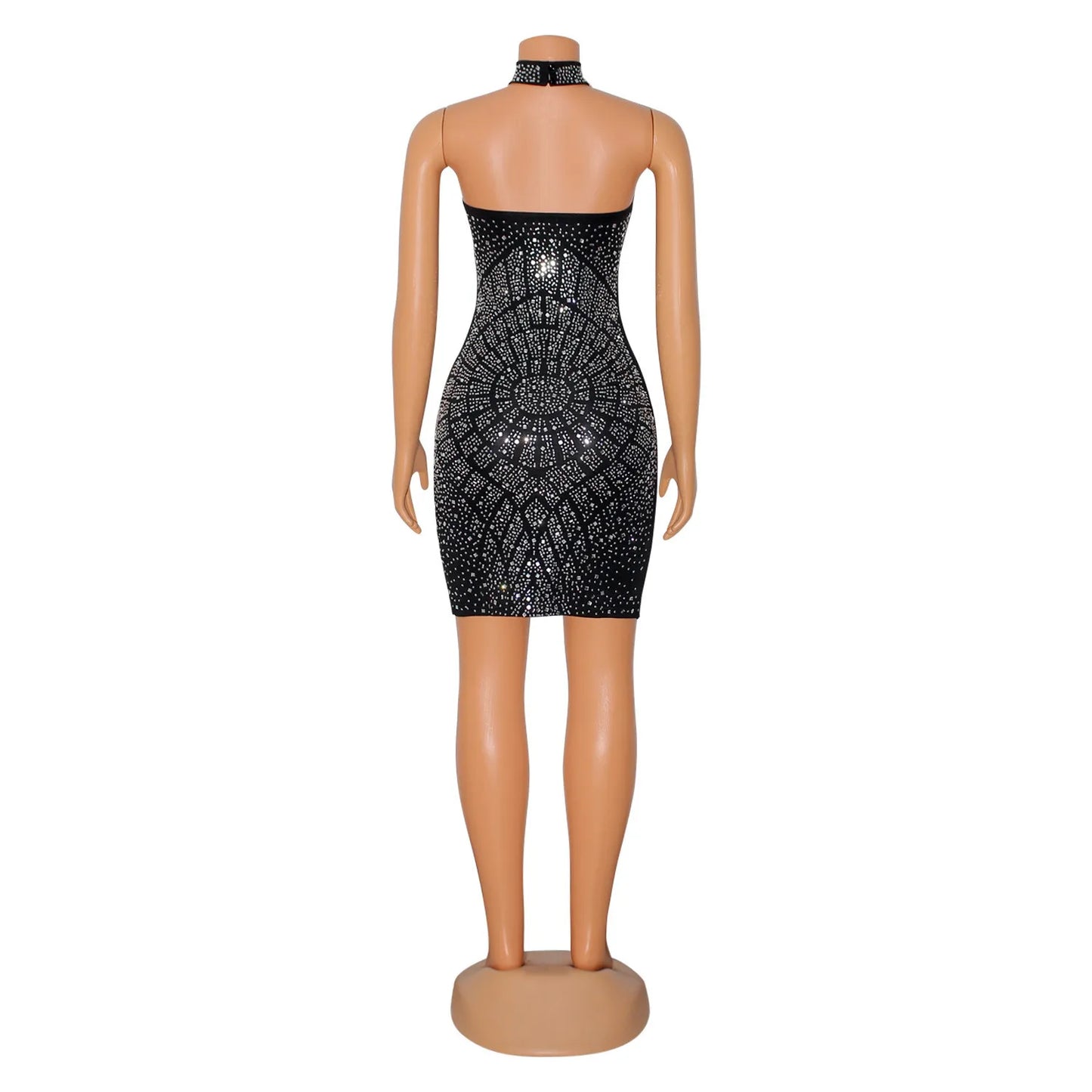 Sexy embroidered fall dress