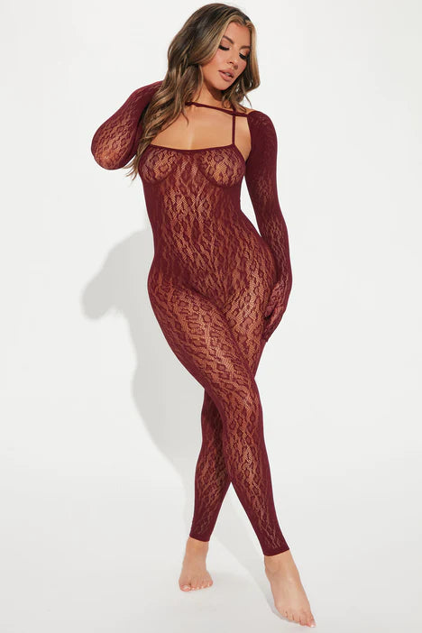 Bodystocking 3 - Burgundy