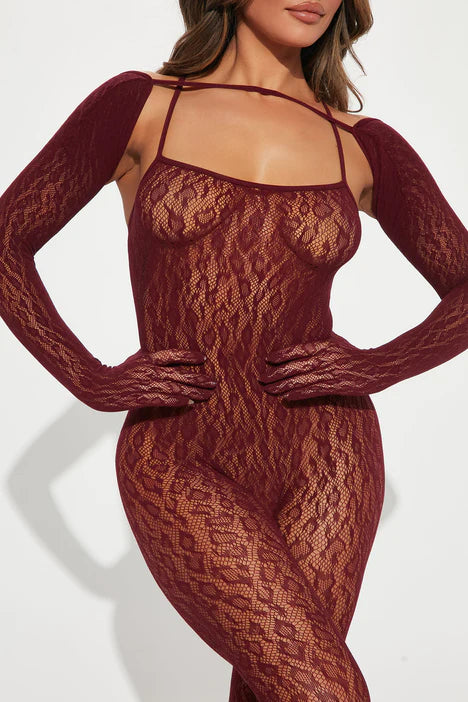 Bodystocking 3 - Burgundy