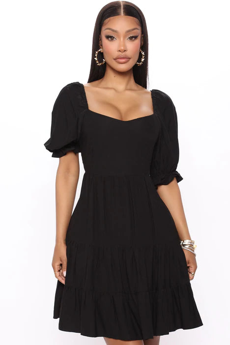 Black mini dress 2