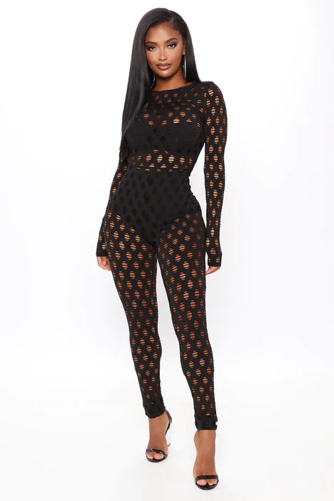 Black jumpsuit