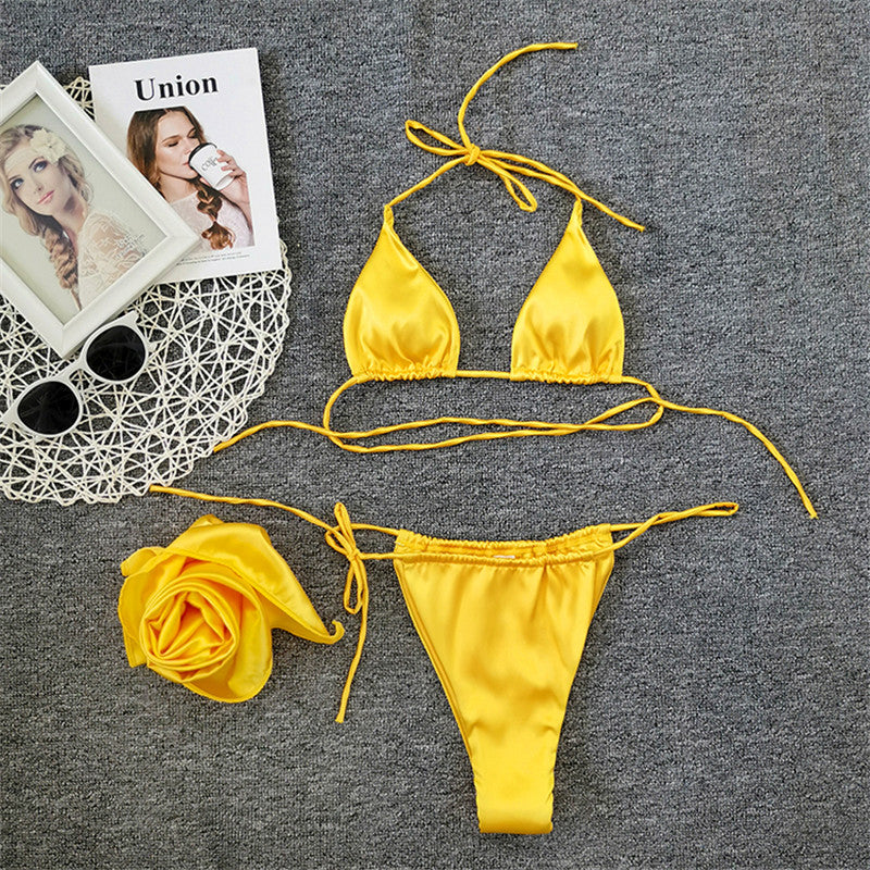 Sexy two-piece bikini with cover-ups