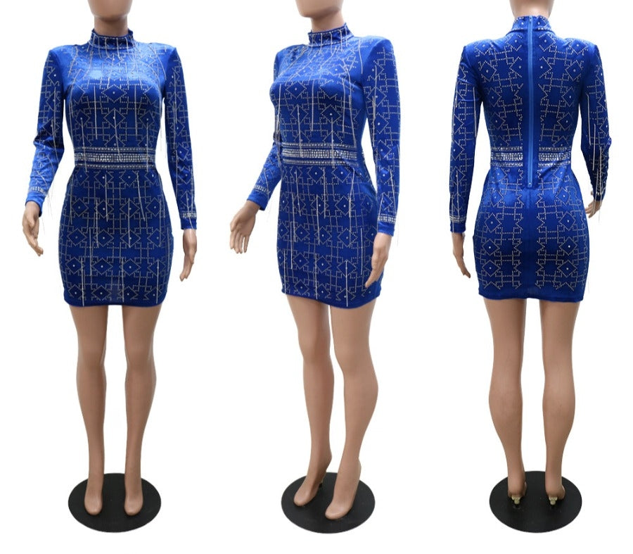 Short dress with chains