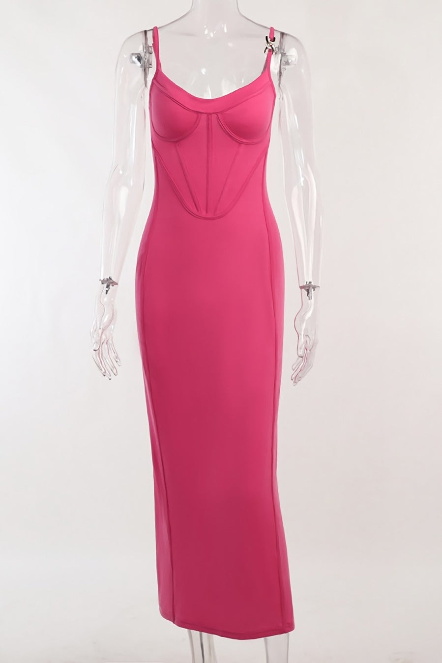 Stretch sexy midi dress
