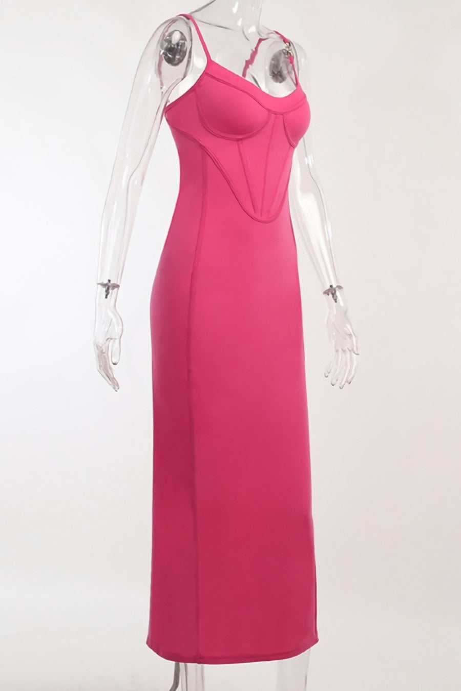 Stretch sexy midi dress