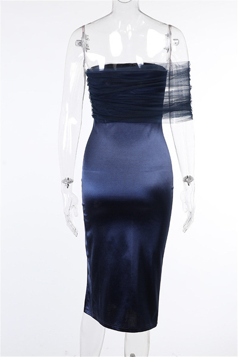 high slit sexy elegant dress