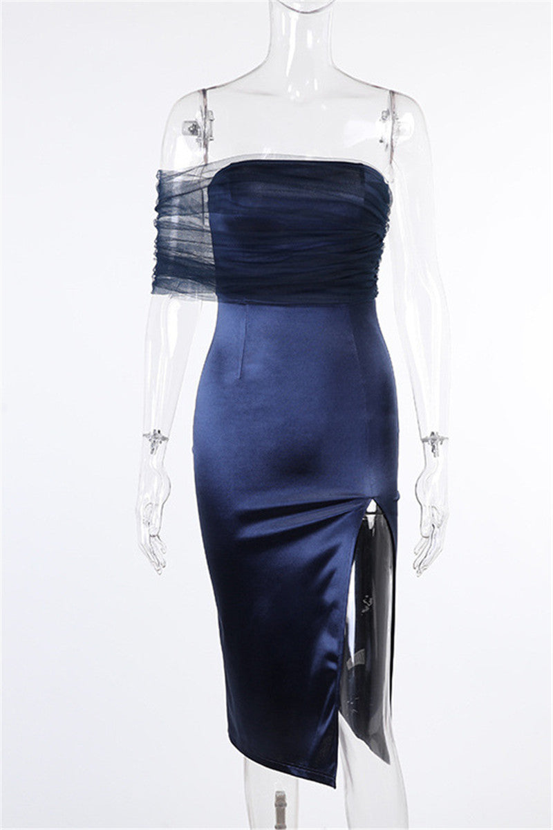 high slit sexy elegant dress