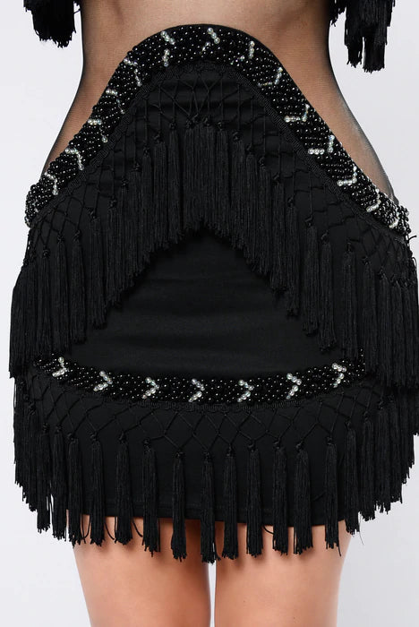 Attraction Fringe Dress