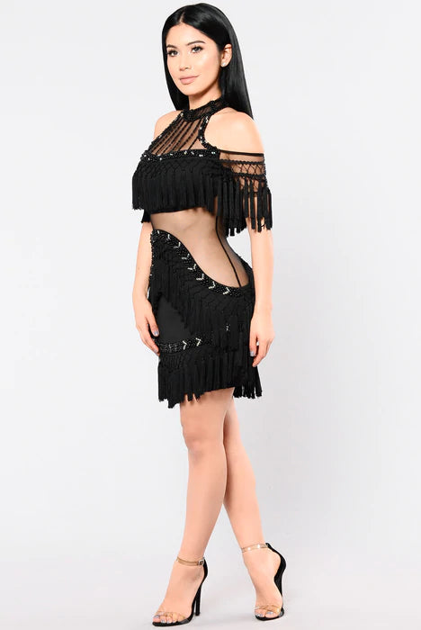 Attraction Fringe Dress