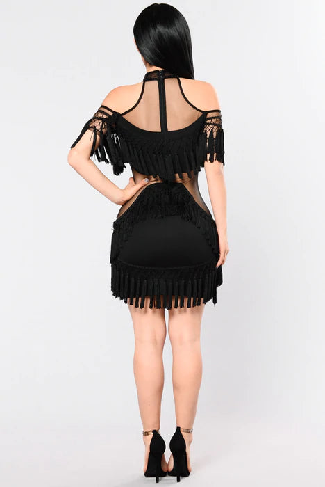 Attraction Fringe Dress