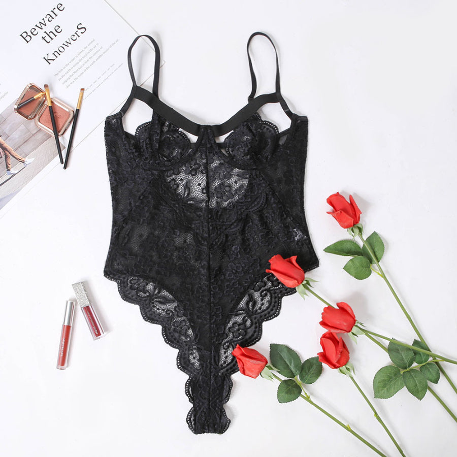 Sexy black teddy