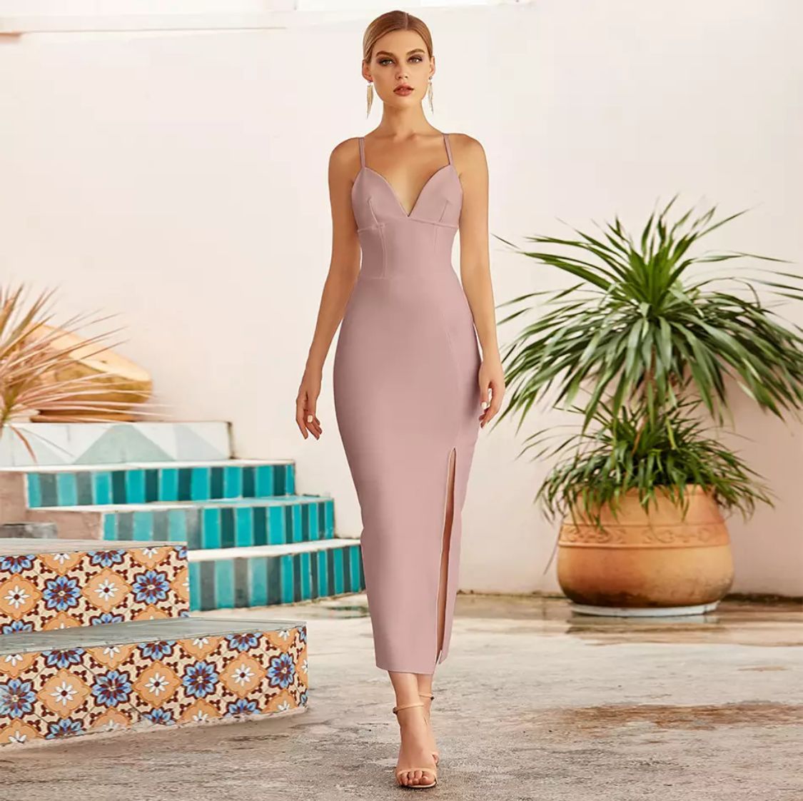 Sexy Casual Midi Party Dress