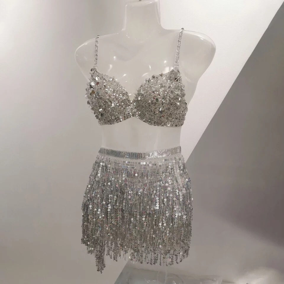 Silver two-piece set