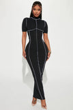 Ava Maxi Dress - Black