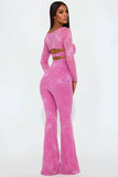 Pass The Tiara Jumpsuit - Magenta