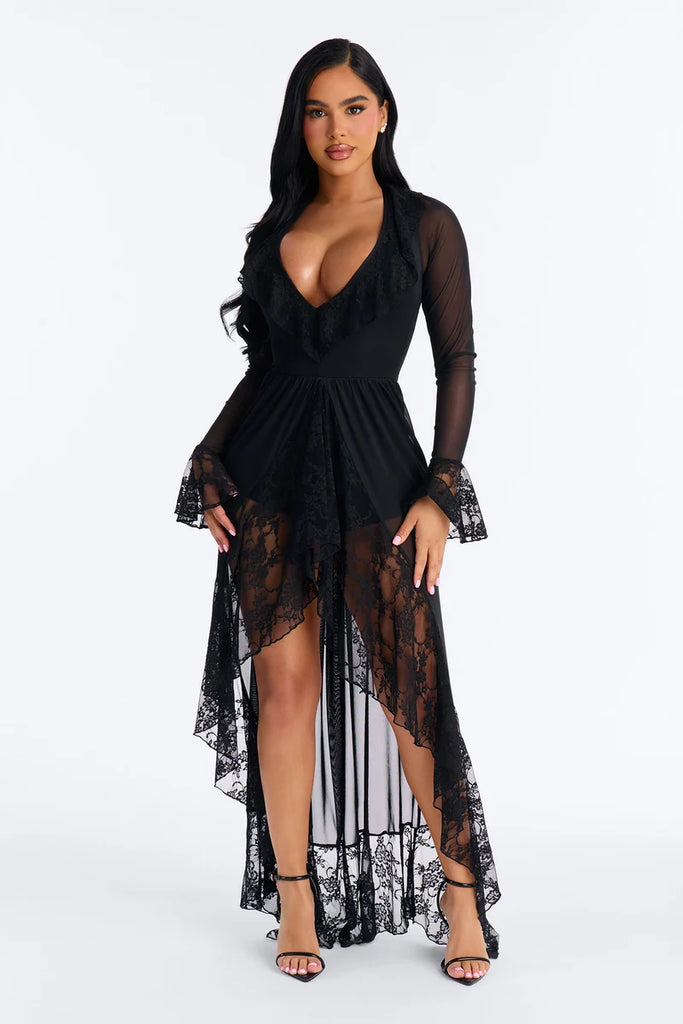 Lanngerie Black Lace  2