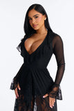 Lanngerie Black Lace  2