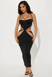 Maxi Dress - Black 5