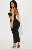 Maxi Dress - Black 5