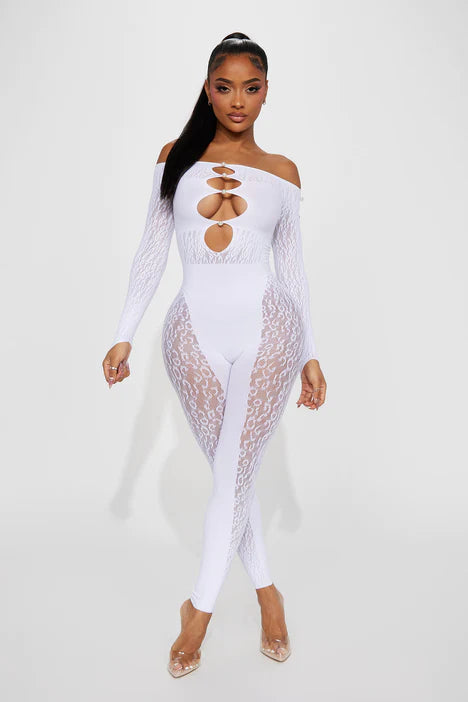 Sierra Seamless Jumpsuit - White