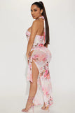 Lei Maxi Dress - Pink/combo