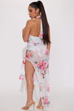 Lei Maxi Dress - Blue/combo