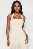 Maxi Dress lvory Lanngerie
