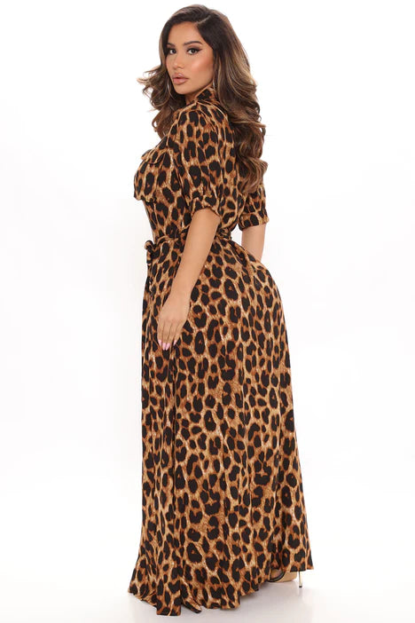 Classified Leopard Maxi Dress - Leopard