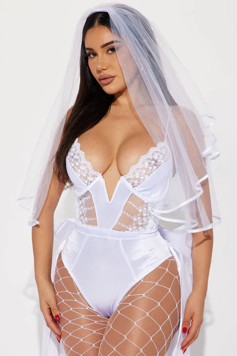 Bride 3 Piece Costume Set - White
