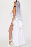 Bride 3 Piece Costume Set - White
