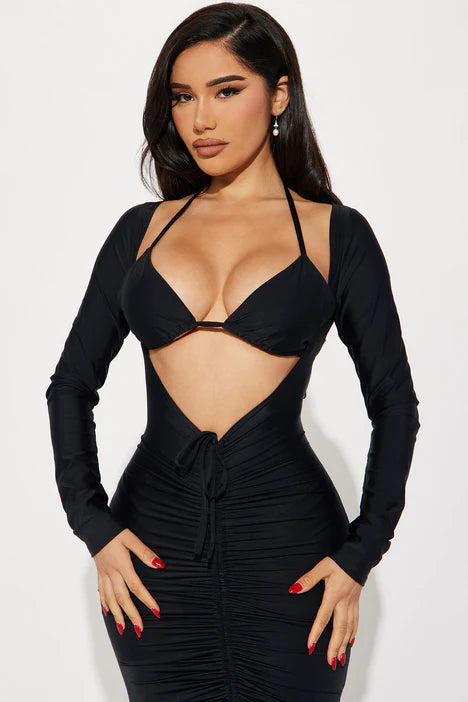 Miami Mami Maxi Dress - Black