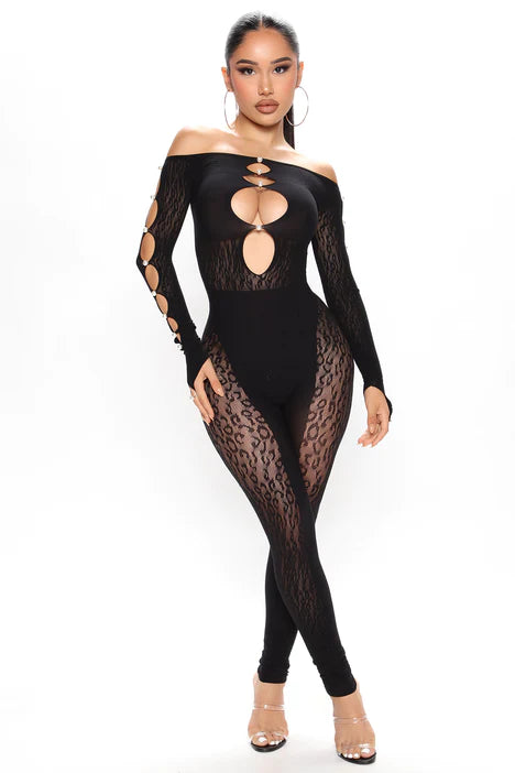 Sierra Seamless Jumpsuit - Black