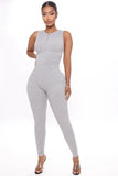 Jumpsuit - Heather Grey