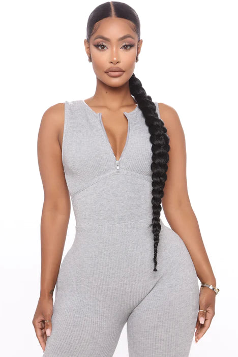 Jumpsuit - Heather Grey