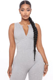 Jumpsuit - Heather Grey