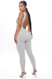 Jumpsuit - Heather Grey