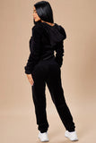The Original Trendsetter Velour Set - Black