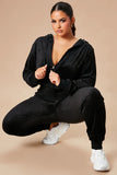 The Original Trendsetter Velour Set - Black