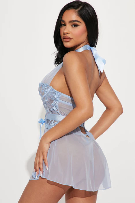 In Your Sweet Fantasy Babydoll - Blue