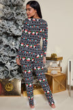 North Pole PJ Jumpsuit Onesie - Black/combo