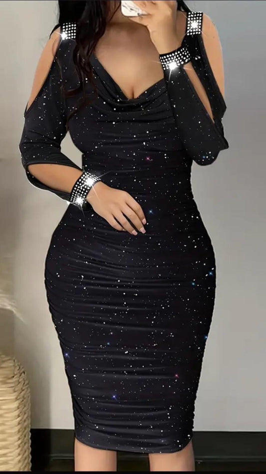 Black Dress Midi 2