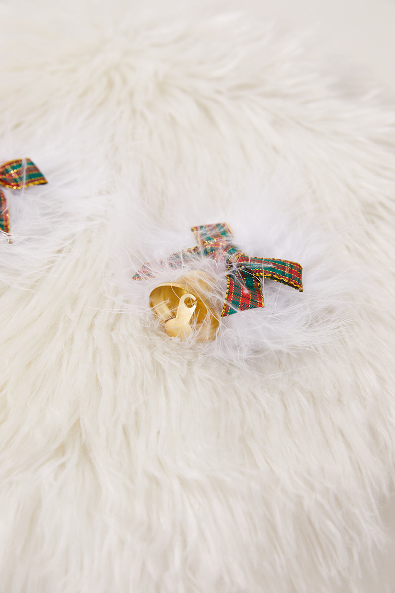One pair christmas feather bowknot bell nipple pad Wholesale