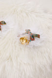 One pair christmas feather bowknot bell nipple pad Wholesale