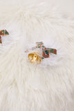 One pair christmas feather bowknot bell nipple pad Wholesale